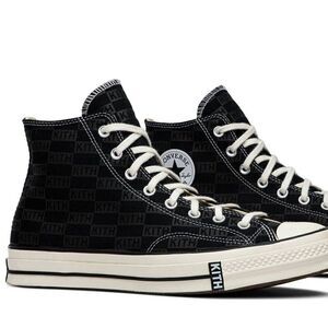 Converse Chuck 70 High x KITH 'Black Monogram' 2019 Men's Size 7.5 Womens 9.5